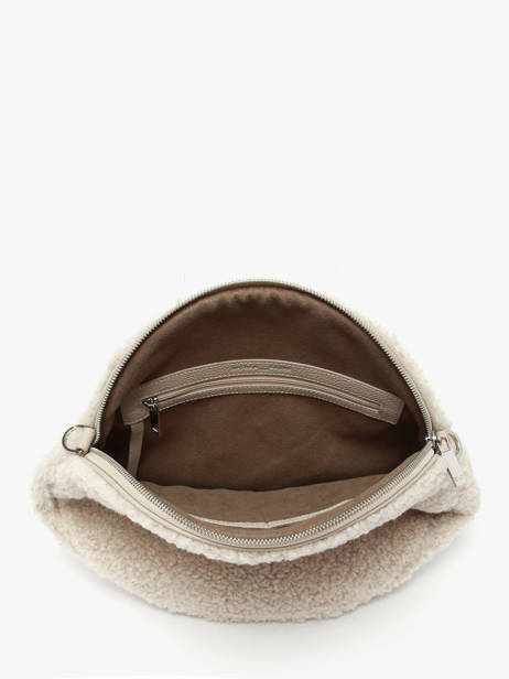 Schoudertas Anna Winter Shearling En Leder Nathan baume Beige nathan S ander zicht 2